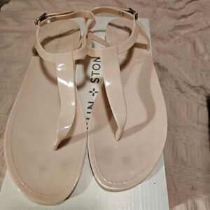Sun Stone Light Pink Jelly Sandals Size 7